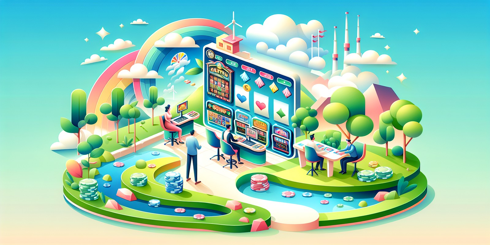 Illustration of Lucky Spin Slots: Your 2025 Login Guide for Pakistani Players - Play at Pin Up Casino.